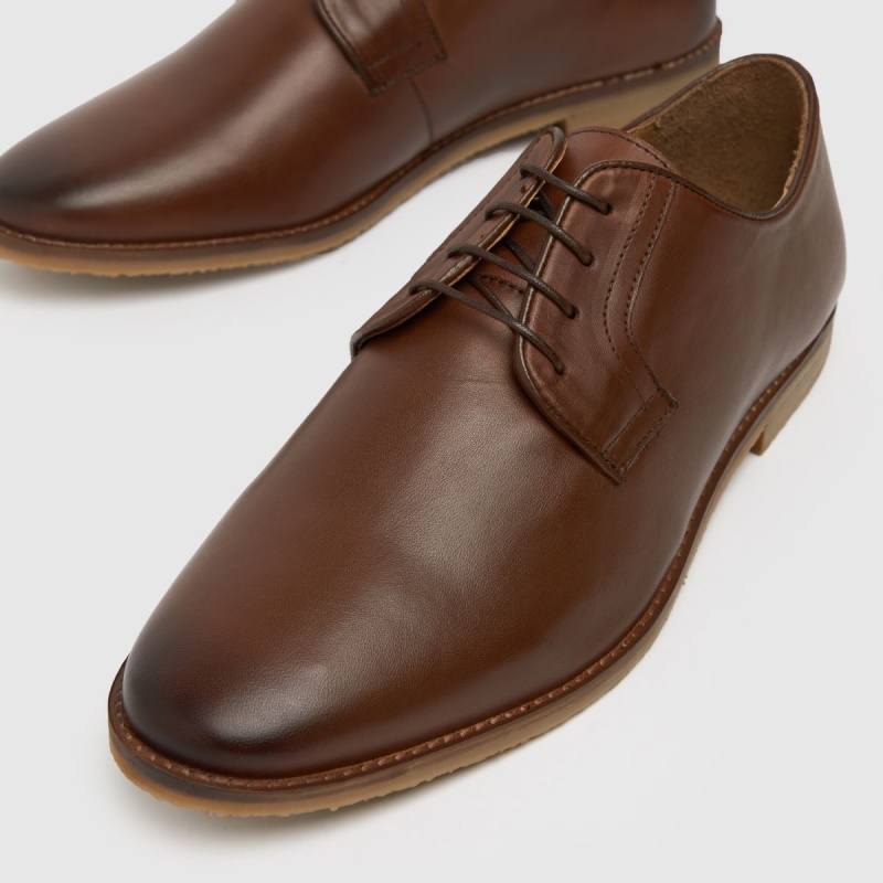 Marrón Schuh Riley Cuero Casual Zapatos Derby Dr.martens Botas