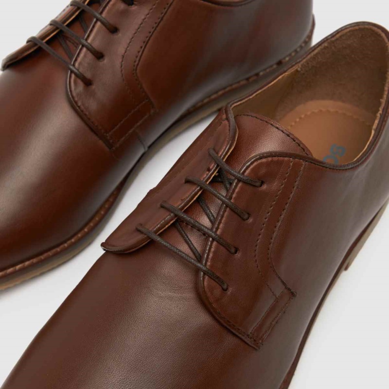 Marrón Schuh Riley Cuero Casual Zapatos Derby Dr.martens Botas