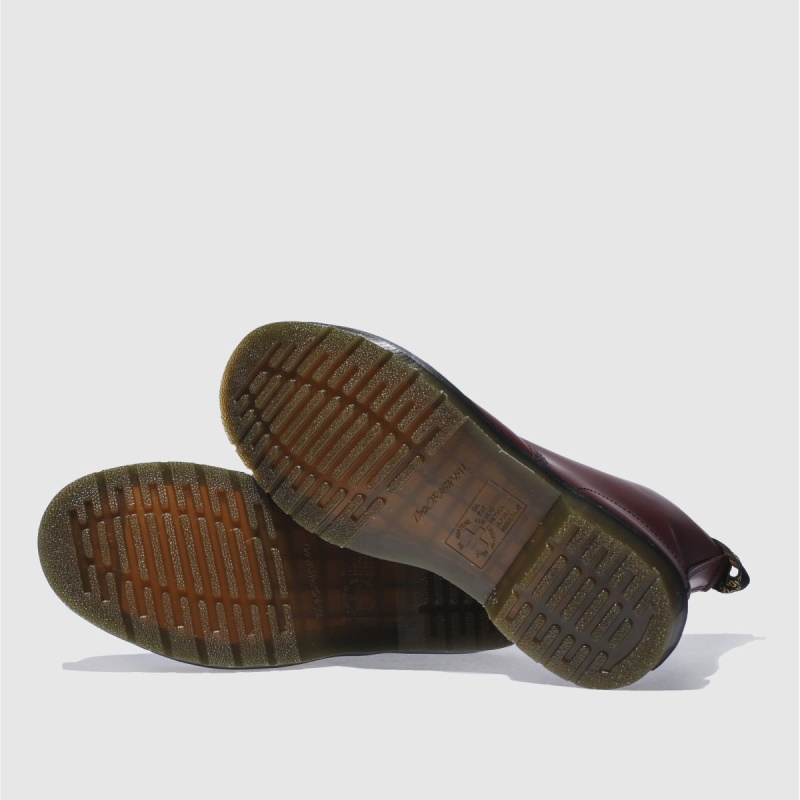 Dr Martens 1460 Botas Con 8 Ojales Dr.martens Botas Burdeos