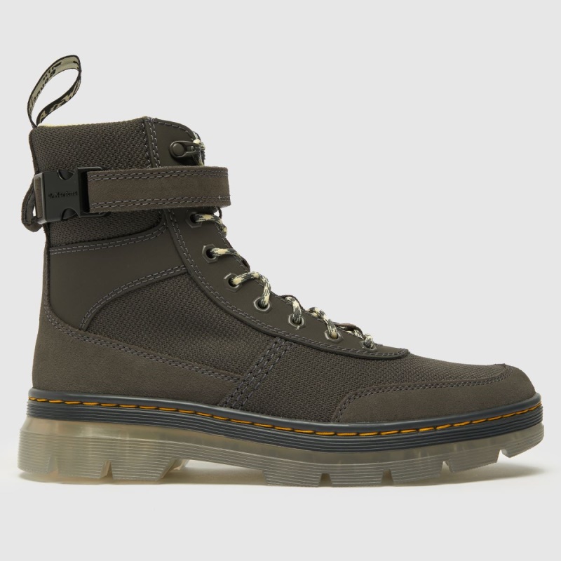 Dr.martens Botas Grises Dr Martens Combs Tech Iced Boots