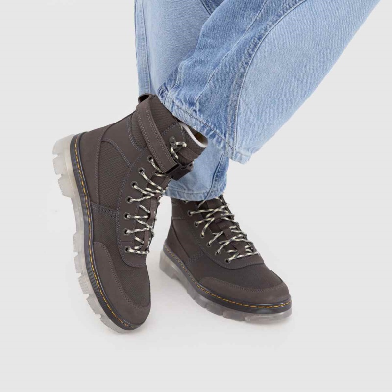 Dr.martens Botas Grises Dr Martens Combs Tech Iced Boots
