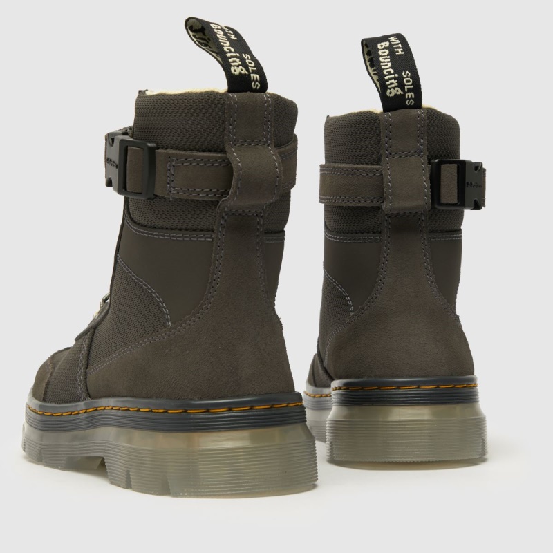 Dr.martens Botas Grises Dr Martens Combs Tech Iced Boots