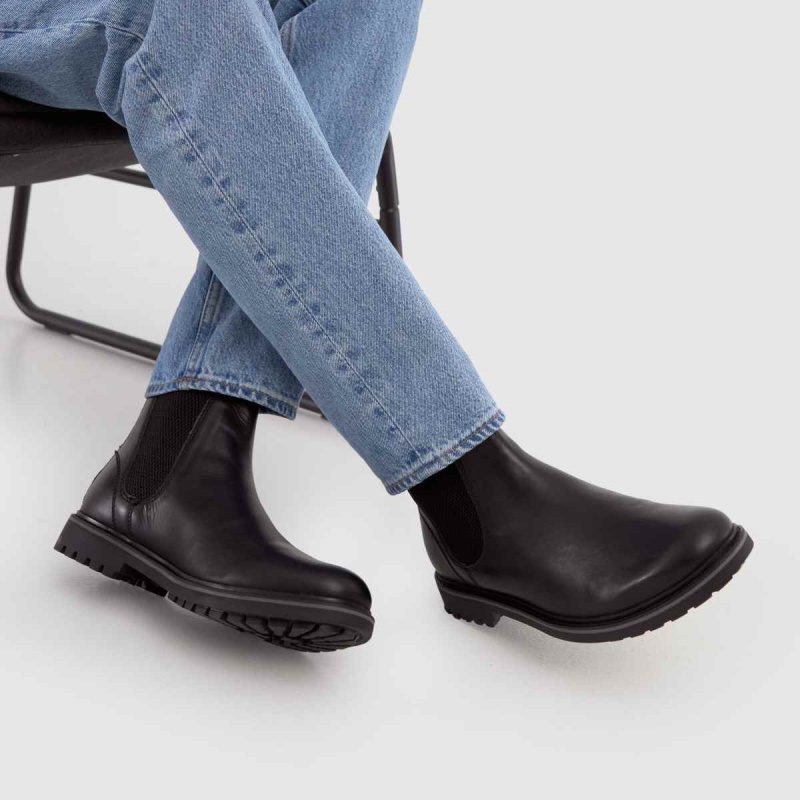 Dr.martens Botas Chelsea De Cuero Negro Schuh Dylan