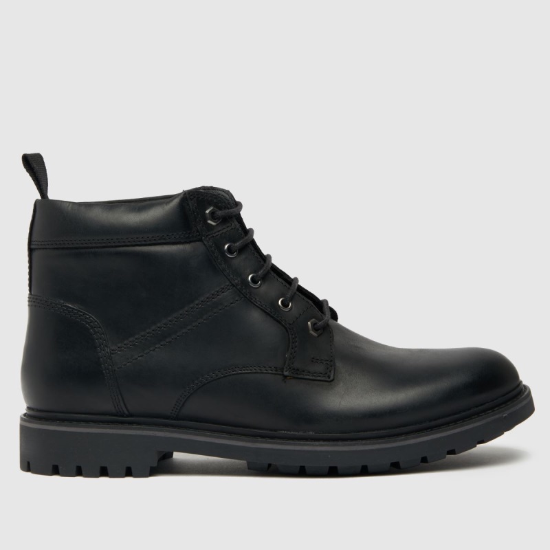 Negro Schuh Dallas Botas Con Cordones Dr.martens Botas