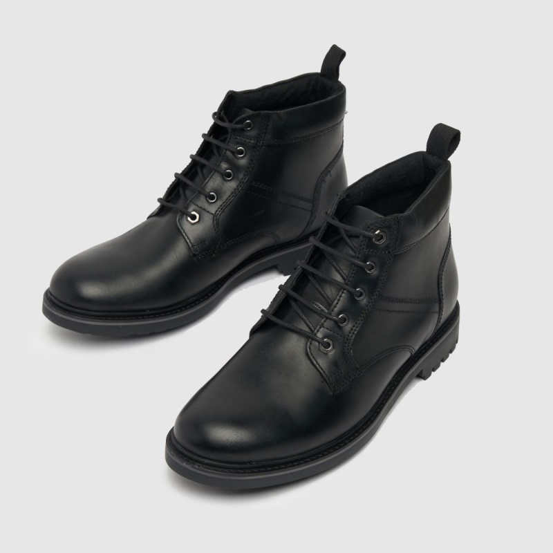 Negro Schuh Dallas Botas Con Cordones Dr.martens Botas