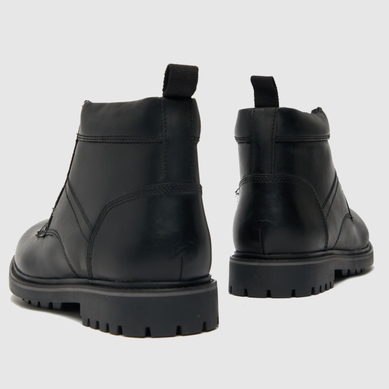 Negro Schuh Dallas Botas Con Cordones Dr.martens Botas