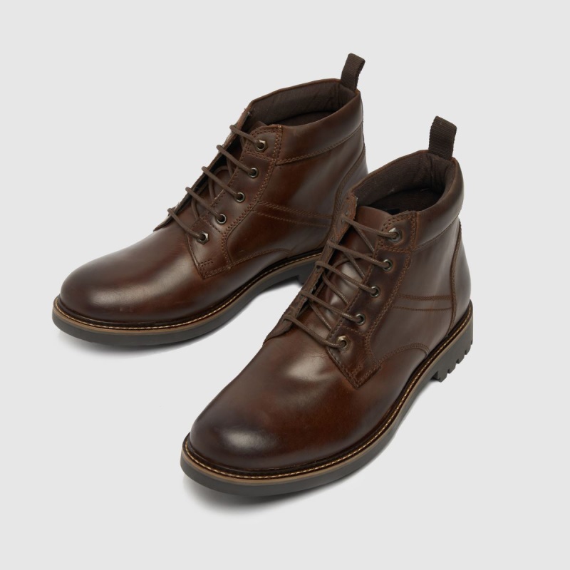 Botas Schuh Dallas Con Cordones Marrón Dr.martens Botas