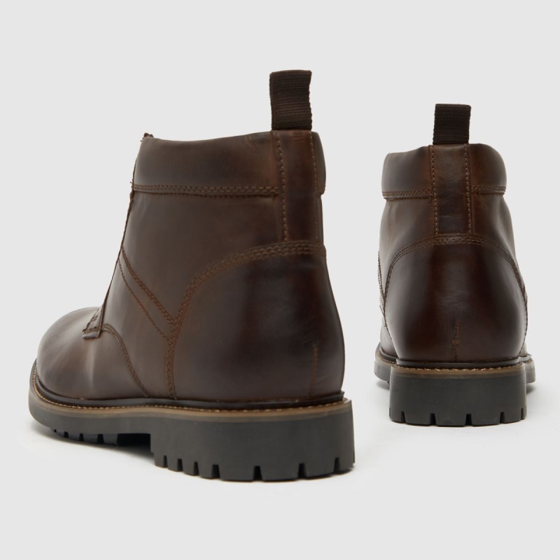 Botas Schuh Dallas Con Cordones Marrón Dr.martens Botas