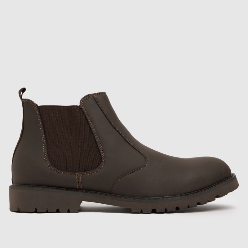 Dr.martens Botas Marrón Schuh Drake Pu Tacos Chelsea Zapatos