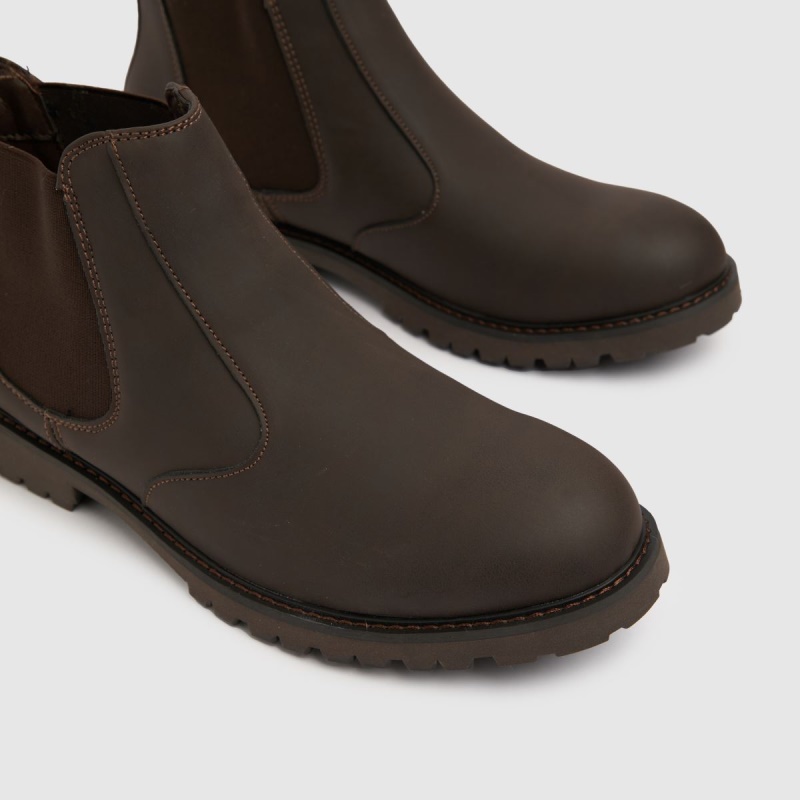 Dr.martens Botas Marrón Schuh Drake Pu Tacos Chelsea Zapatos