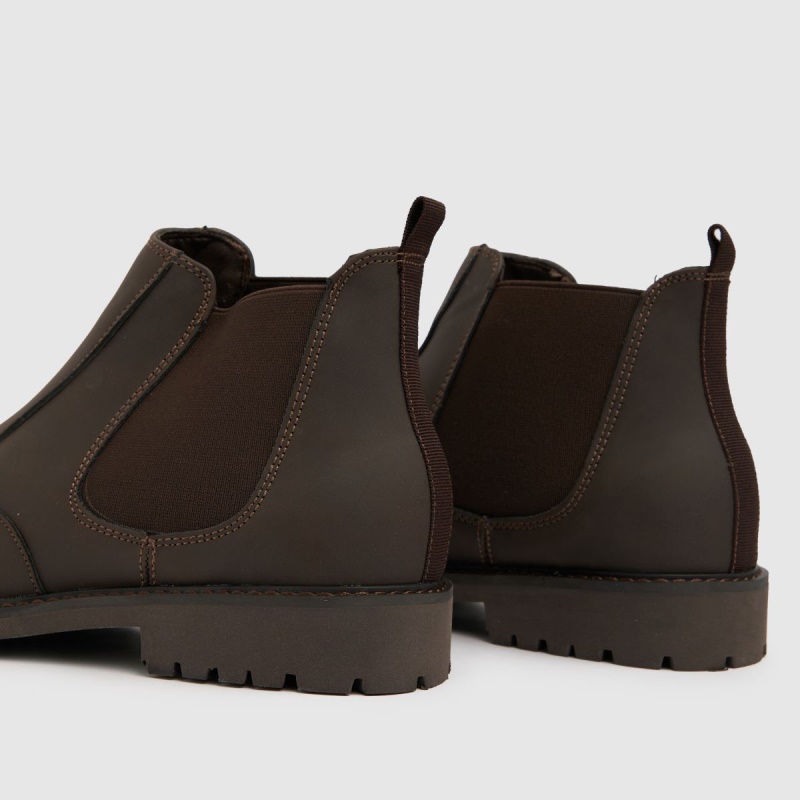 Dr.martens Botas Marrón Schuh Drake Pu Tacos Chelsea Zapatos