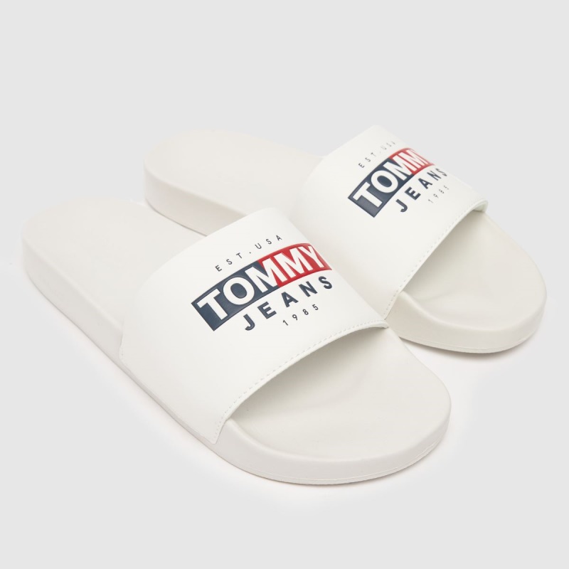 Dr.martens Botas Tommy Jeans White Sandalias De Piscina De Temporada