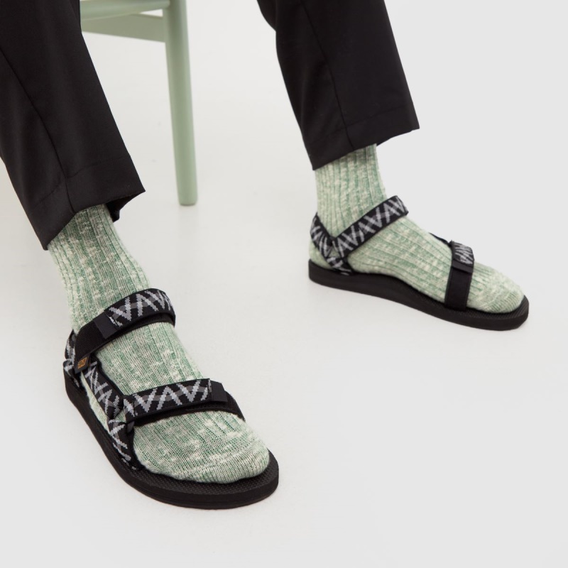 Negro-gris Dr.martens Botas Teva Sandalias Veganas Universales Originales