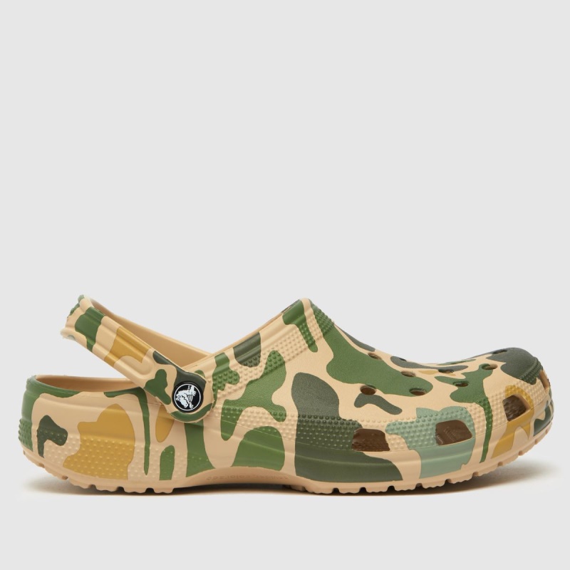 Crocs Classic Camo Clog Sandals Green-stone Dr.martens Botas