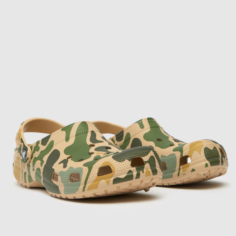 Crocs Classic Camo Clog Sandals Green-stone Dr.martens Botas