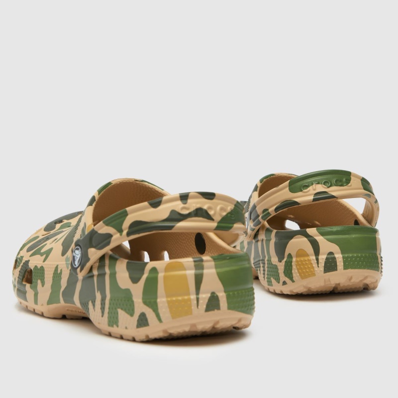 Crocs Classic Camo Clog Sandals Green-stone Dr.martens Botas