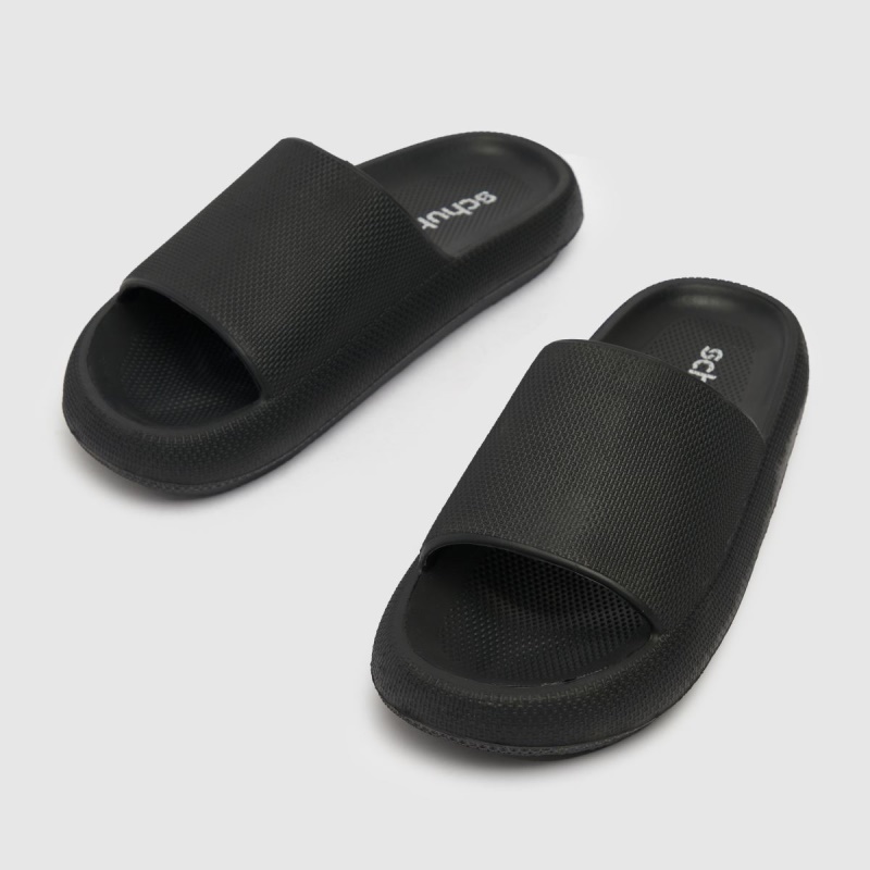 Negro Dr.martens Botas Schuh Hayes Slider Sandalias