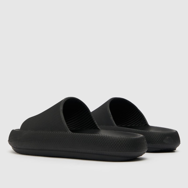 Negro Dr.martens Botas Schuh Hayes Slider Sandalias