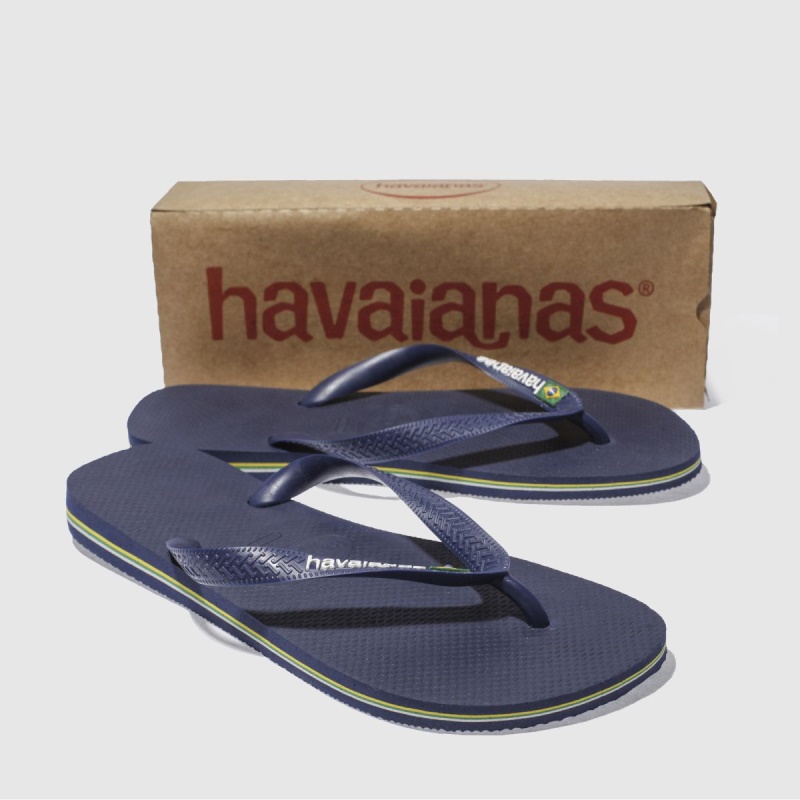 Azul Marino Havaianas Brasil Sandalias Con Logo Dr.martens Botas