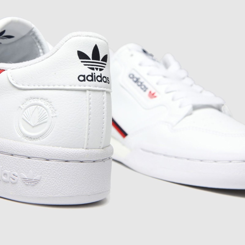 Blanco Dr.martens Botas Adidas Continental 80 Entrenadores Veganos