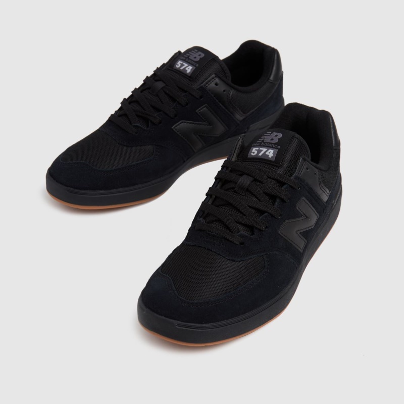 Negro Dr.martens Botas New Balance 574 Trainers