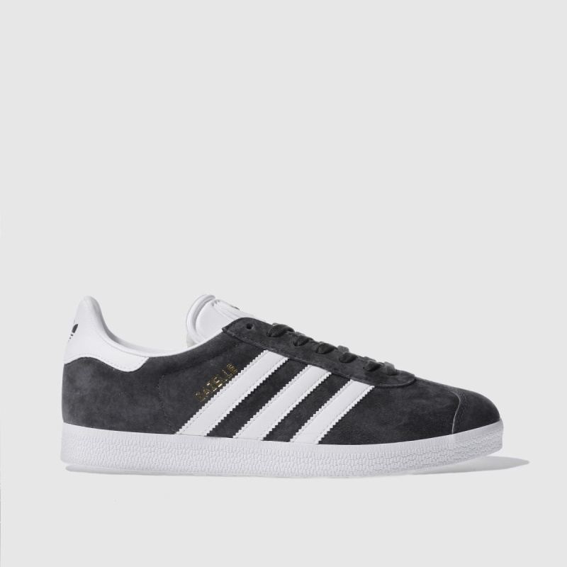 Gris Oscuro Adidas Gazelle Trainers Dr.martens Botas