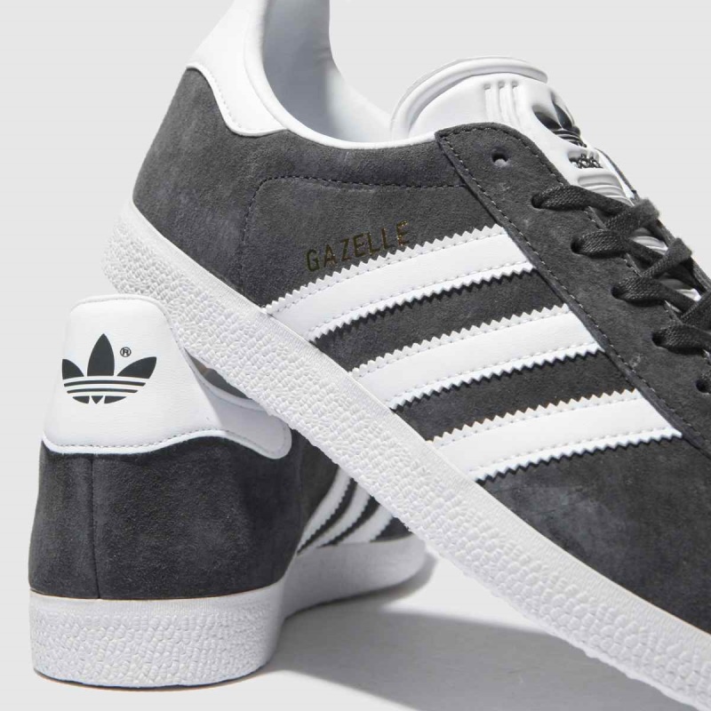 Gris Oscuro Adidas Gazelle Trainers Dr.martens Botas