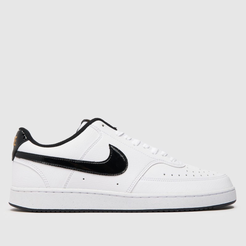 Nike Court Vision Low Trainers Blanco-negro Dr.martens Botas