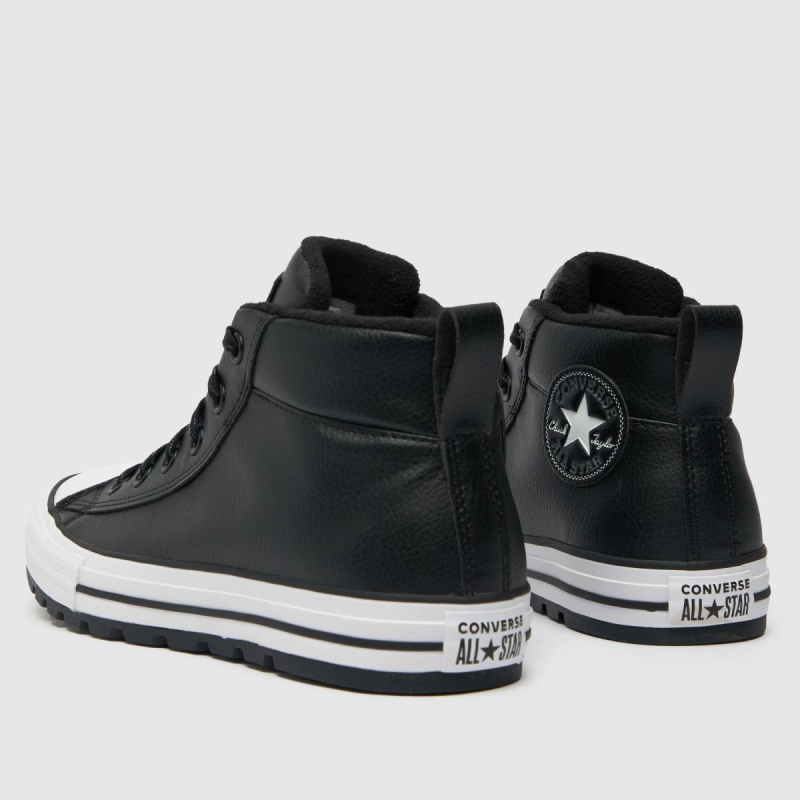 Negro Dr.martens Botas Converse All Star Street Mid Trainers