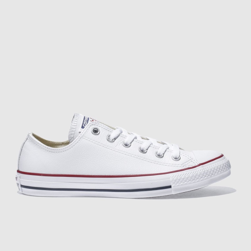 Converse All Star Cuero Ox Trainers Blanco Dr.martens Botas