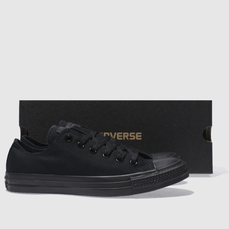 Converse All Star Mono Ox Trainers Dr.martens Botas Negro