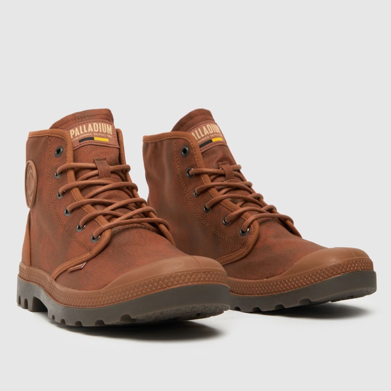 Dr.martens Botas Palladium Pampa Hi Wax Trainers Tan