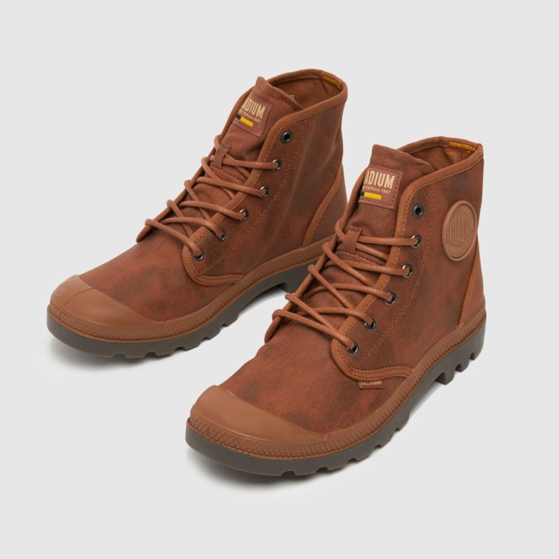 Dr.martens Botas Palladium Pampa Hi Wax Trainers Tan