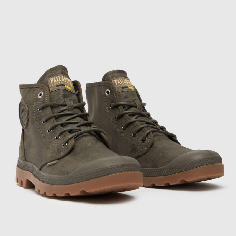 Zapatillas Paladium Floor Hi Wax Gris Oscuro Botas Dr.martens