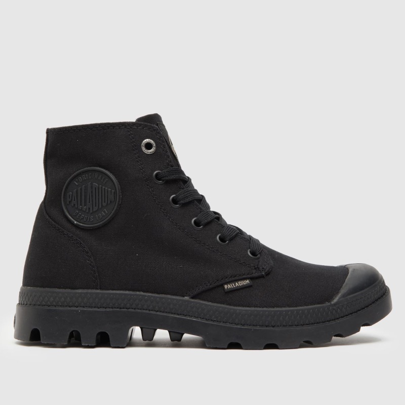 Zapatillas Pampa Paladio Monocromas Negro Dr.martens Botas