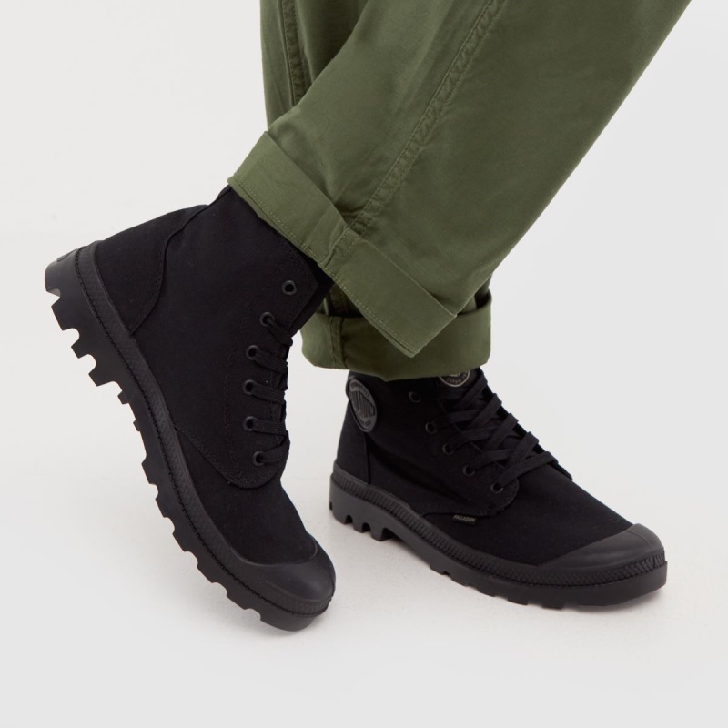 Zapatillas Pampa Paladio Monocromas Negro Dr.martens Botas