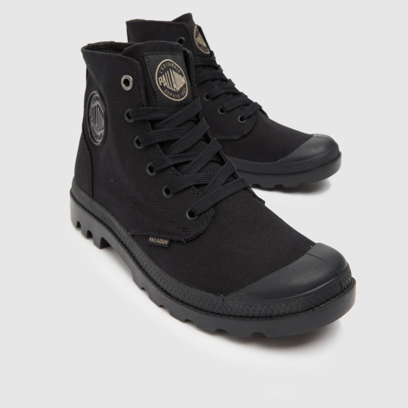 Zapatillas Pampa Paladio Monocromas Negro Dr.martens Botas