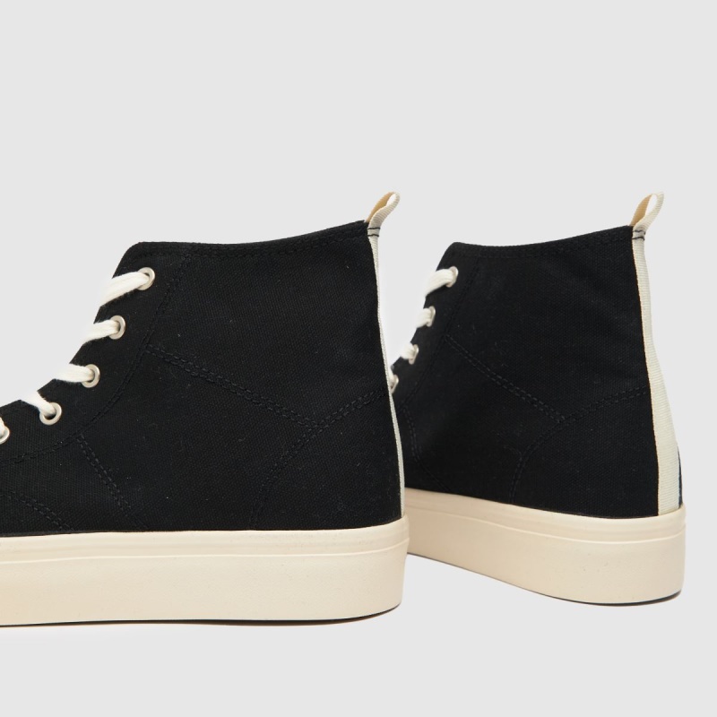 Zapatillas Altas De Lona Negras Schuh Webb Dr.martens Botas