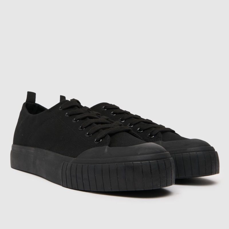 Zapatillas Con Cordones Schuh Watson Negro Dr.martens Botas