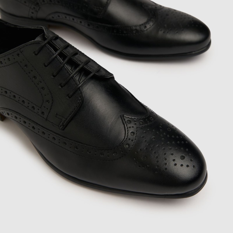 Zapatos Brogue De Cuero Schuh Rowen Negros Dr.martens Botas