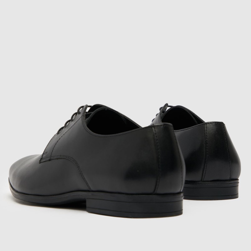 Zapatos Derby De Cuero Negro Schuh Ramon Dr.martens Botas