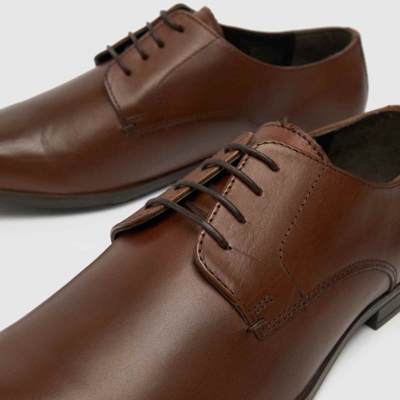 Zapatos Derby De Cuero Schuh Ramon Marrón Dr.martens Botas