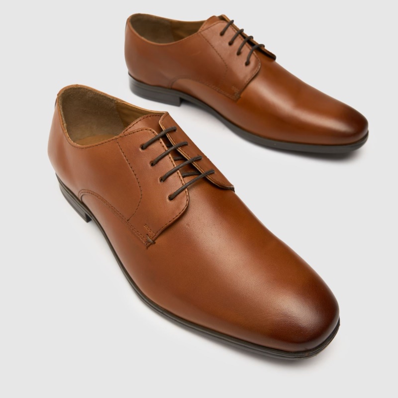 Zapatos Derby De Cuero Schuh Ramon Dr.martens Botas Tan