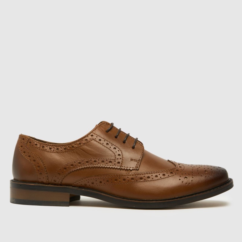 Zapatos Brogue De Cuero Schuh Rowland Dr.martens Botas Tan