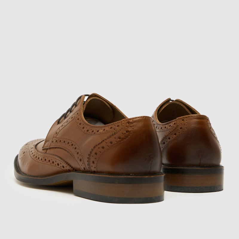 Zapatos Brogue De Cuero Schuh Rowland Dr.martens Botas Tan