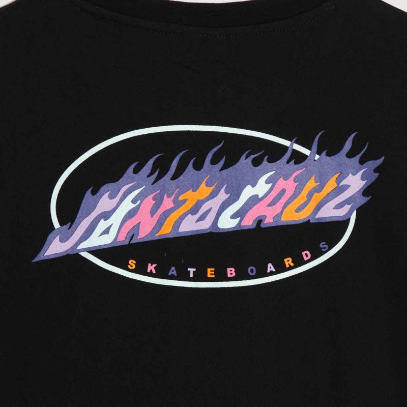 Camiseta Dr.martens Botas Santa Cruz Llama Ovalada Negra