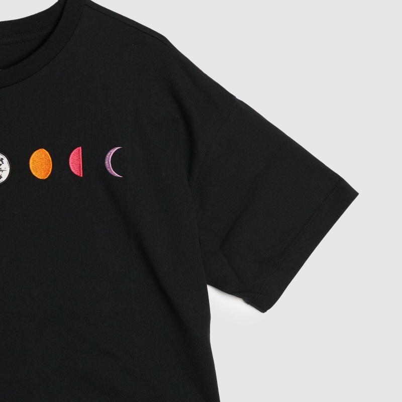 Camiseta Negra Converse Crystal Energy Boxy Dr.martens Botas