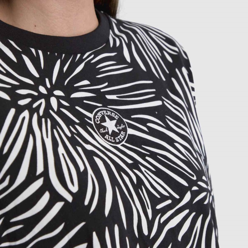 Camiseta Converse Animalier Allover Boxy Negra Dr.martens Botas