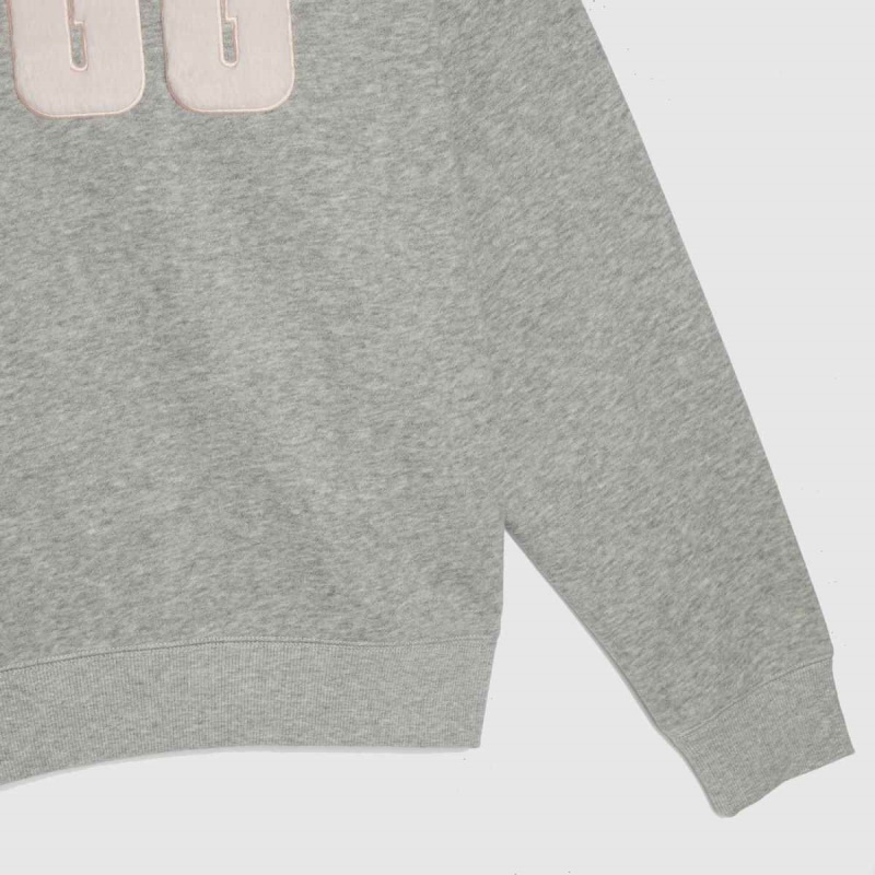 Dr.martens Botas Grises Ugg Madeline Fuzzy Logo Cuello Redondo