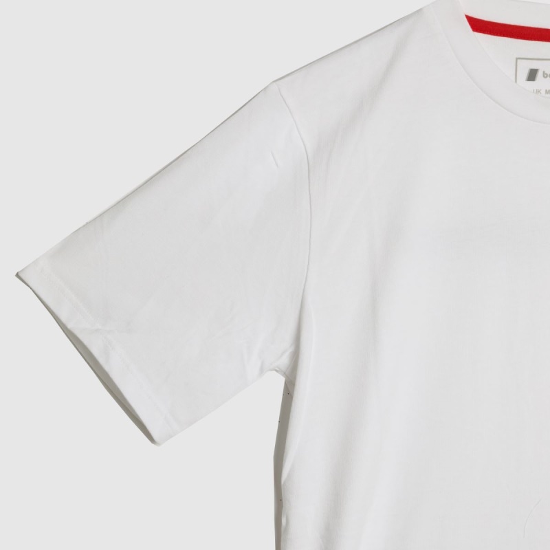 Dr.martens Botas Camiseta Blanca Con Logo Orgánico Berghaus Heritage